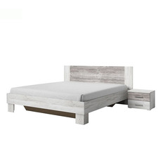 Кровать 1800 + 2 тумбочки прикроватные VERA (Сосна каньон) 224ZDH52