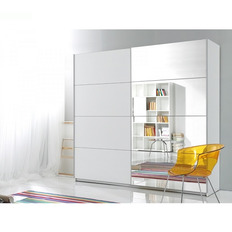 მოცურების კარადა BETA 2-კარიანი სარკეებით (თეთრი/სარკეები) 22971656