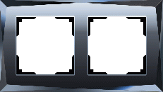 W0021208 Werkel ჩარჩო 2 პოსტისთვის Diamant (შავი)