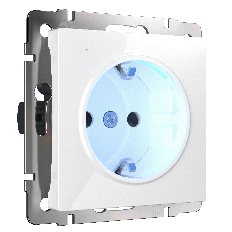 W1171401 Werkel განათებული სოკეტი (თეთრი)