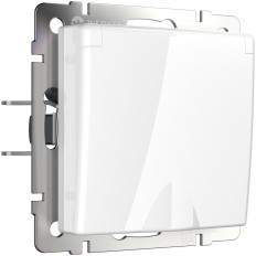 W1171201 Werkel წყალგაუმტარი გასასვლელი მიწასთან ერთად დაცვით. სახურავი და ფარდები (თეთრი)