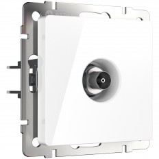 W1183001 Werkel ტელევიზორის გამოსასვლელი ტერმინალი (თეთრი)