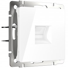 W5120101/ Ethernet RJ-45 კატა. 6A ფარი (თეთრი) W5120101