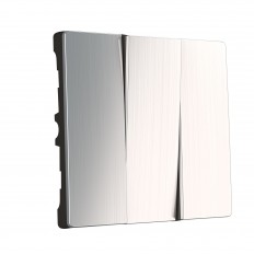 W1139002 Werkel გასაღების ნაკრები სამი ბანდა გადამრთველისთვის (დავარცხნილი ნიკელი)