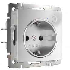 W1171606 Werkel Wi-Fi სოკეტი (ვერცხლისფერი)