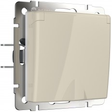 W1171203 Werkel წყალგაუმტარი გასასვლელი მიწასთან ერთად დაცვით. სახურავი და ფარდები (სპილოს ძვლისფერი)