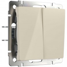 ორსაფეხურიანი გადამრთველი Werkel სპილოს ძვლისგან თავისთავად W1122403 4690389192326