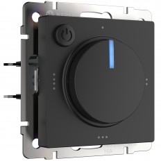 W1151108 Werkel ელექტრომექანიკური თერმოსტატი იატაკქვეშა გათბობისთვის (შავი)