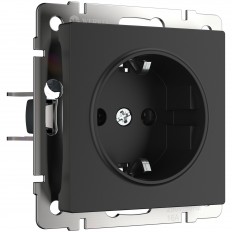 W1171308 Werkel Earth სოკეტი, ხრახნიანი ტერმინალი (მქრქალი შავი)