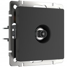 W1183008 Werkel ტელევიზორის სოკეტის ტერმინალი (შავი მქრქალი)