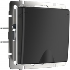 W1171208 Werkel წყალგაუმტარი გასასვლელი მიწასთან ერთად დაცვით. სახურავი და ჟალუზები (შავი მქრქალი)