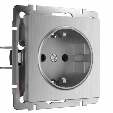 W1171009 Werkel სოკეტი მიწით (ვერცხლის ღარები)