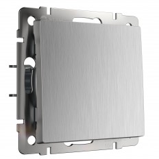 W1110009 Werkel ცალმხრივი გადამრთველი (ვერცხლის ზოლიანი)