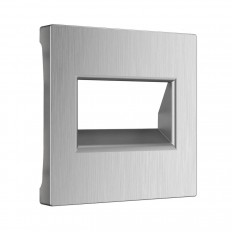 მორთვა Werkel Ethernet RJ-45 ორმაგი სოკეტისთვის ვერცხლის ღარებიანი W1191109 4690389159947