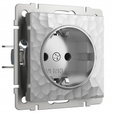 W1271106 Werkel სოკეტი დამიწებით და საკეტებით (ვერცხლის ჩაქუჩი)