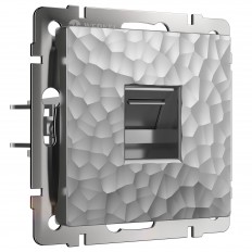 W1281006 Werkel RJ-45 Ethernet სოკეტი (ვერცხლის ჩაქუჩი)