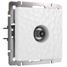 W1283001 Werkel ტელევიზორის სოკეტის ტერმინალი (ჩაქუჩი თეთრი)