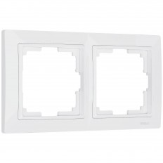 W0022001 Werkel Рамка на 2 поста Snabb basic (белый)