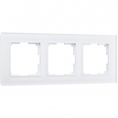 W0031105 Werkel ჩარჩო 3 პოსტისთვის ფავორიტი (მქრქალი თეთრი, მინა)