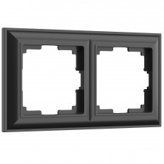 W0022208 Werkel 2 ბოძიანი ჩარჩო Fiore (შავი მქრქალი)