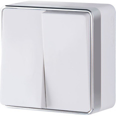 გადართვა ორ ბანდა წყალგაუმტარი Gallant თეთრი WL15-03-02 4690389102141