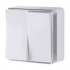 W5020001 Werkel ორმხრივი გადამრთველი Gallant (თეთრი)