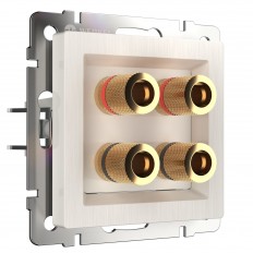 აკუსტიკური სოკეტი (მარგალიტი გოფრირებული) WL13-Audiox4