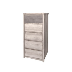 კომოდი 5S/56, JAZZ (წაბლისფერი ნაირობი/ონიქსი)