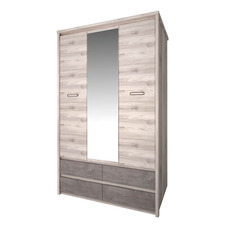 გარდერობი 3DG4S Z, JAZZ (ნაირობის წაბლი/ონიქსი)