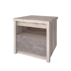 საწოლის მაგიდა 1S, JAZZ (წაბლისფერი ნაირობი/ონიქსი)