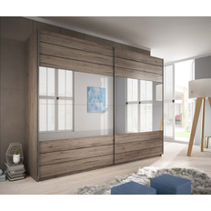 მოცურების კარადა GALAXY 2-კარიანი სარკეებით (Oak San Remo მუქი) 24M0EA59