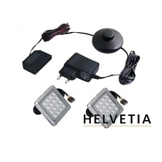 განათება 2хLED 2400AO02 კომოდისთვის 2482FG26 BOTA (თეთრი/შვილიშვილი მუხა)