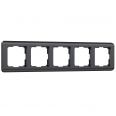 W0052104 Werkel Рамка на 5 постов Stream (графит)
