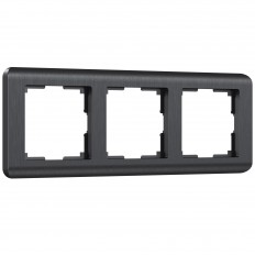 W0032104 Werkel Рамка на 3 поста Stream (графит)