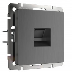 W1181004 Werkel RJ-45 Ethernet სოკეტი (გრაფიტის გოფრირებული)