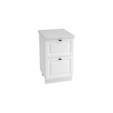 Шкаф нижний с 2 ящиками ШН2Я 500 НИЦЦА ROYAL (BLANCO) 500 мм