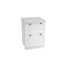 Шкаф нижний с 2 ящиками ШН2Я 600 НИЦЦА ROYAL (BLANCO) 600 мм