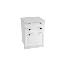 Шкаф нижний с 3 ящиками ШН3Я 600 НИЦЦА ROYAL (BLANCO) 600 мм