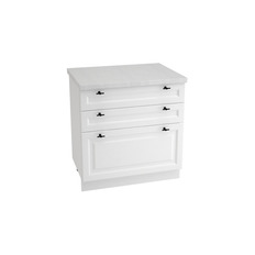 Шкаф нижний с 3 ящиками ШН3Я 800 НИЦЦА ROYAL (BLANCO) 800 мм