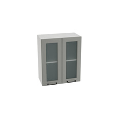 Шкаф верхний со стеклом ШВС 600 НИЦЦА ROYAL (MAGNUM) 600 мм