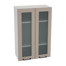 Шкаф верхний со стеклом высокий ШВС 609 НИЦЦА ROYAL (OMNIA) 600 мм