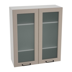 Шкаф верхний со стеклом высокий ШВС 809 НИЦЦА ROYAL (OMNIA) 800 мм