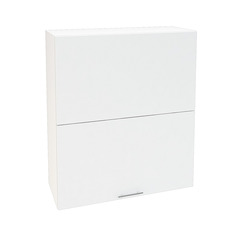 გარდერობის ზედა ჰორიზონტალური მაღალი SHVG 802 VALERIA 1 (თეთრი პრიალა) 800 მმ