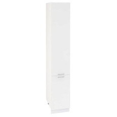 გარდერობი მაღალი კარადა ШП 400Н VALERIA 1 (თეთრი პრიალა) 400 მმ