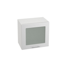 ზედა ჰორიზონტალური კარადა მაღალი შუშით SHVGS 509 VALERIA 1 (თეთრი პრიალა) 500 მმ