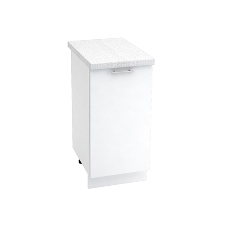 ქვედა კარადა ShN 350 VALERIA 1 (თეთრი პრიალა) 350 მმ