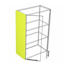 ზედა გადაფარვა მაღალი VALERIA 1 (თეთრი პრიალა)