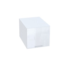 ზედა ჰორიზონტალური ღრმა გარდერობი SHVG 410 VALERIA 1 (თეთრი პრიალა) 400 მმ