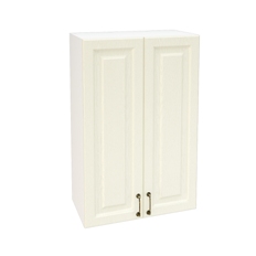 ზედა მაღალი კარადა ორი კარით ШВ 609 NICE (მუხის ტექსტურირებული კრემი) 600 მმ