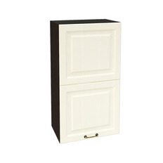 გარდერობის ზედა ჰორიზონტალური მაღალი SHVG 502 NICE (მუხის ტექსტურირებული კრემი) 500 მმ